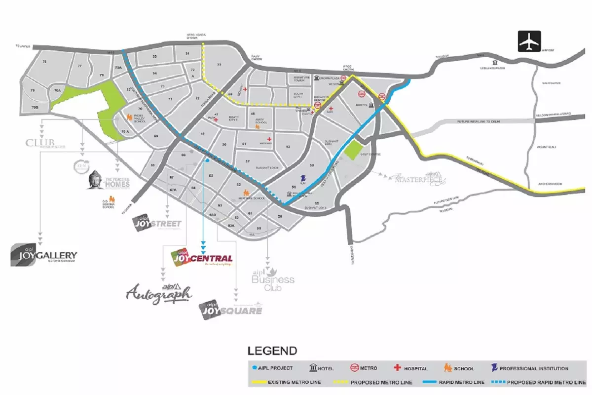 AIPL-JOY-CENTRAL-location-map AIPL-JOY-CENTRAL-location-map