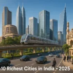 Top 10 Richest Cities in India in 2025