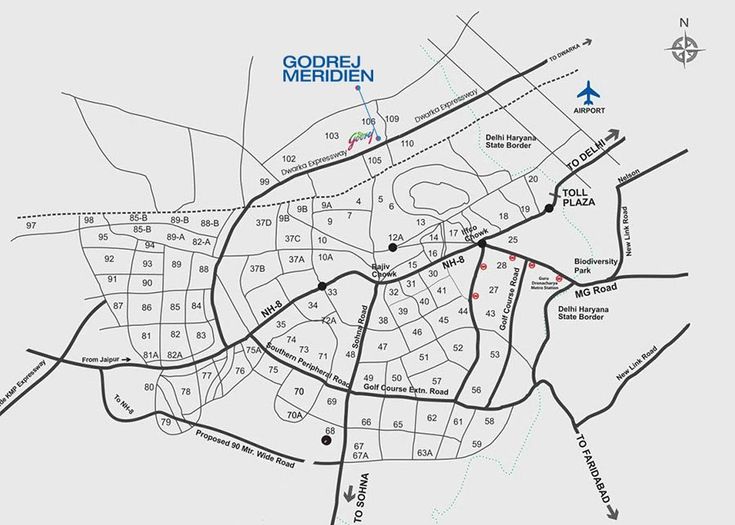 Godrej Meridien Sector 106 near Dwarka Expressway