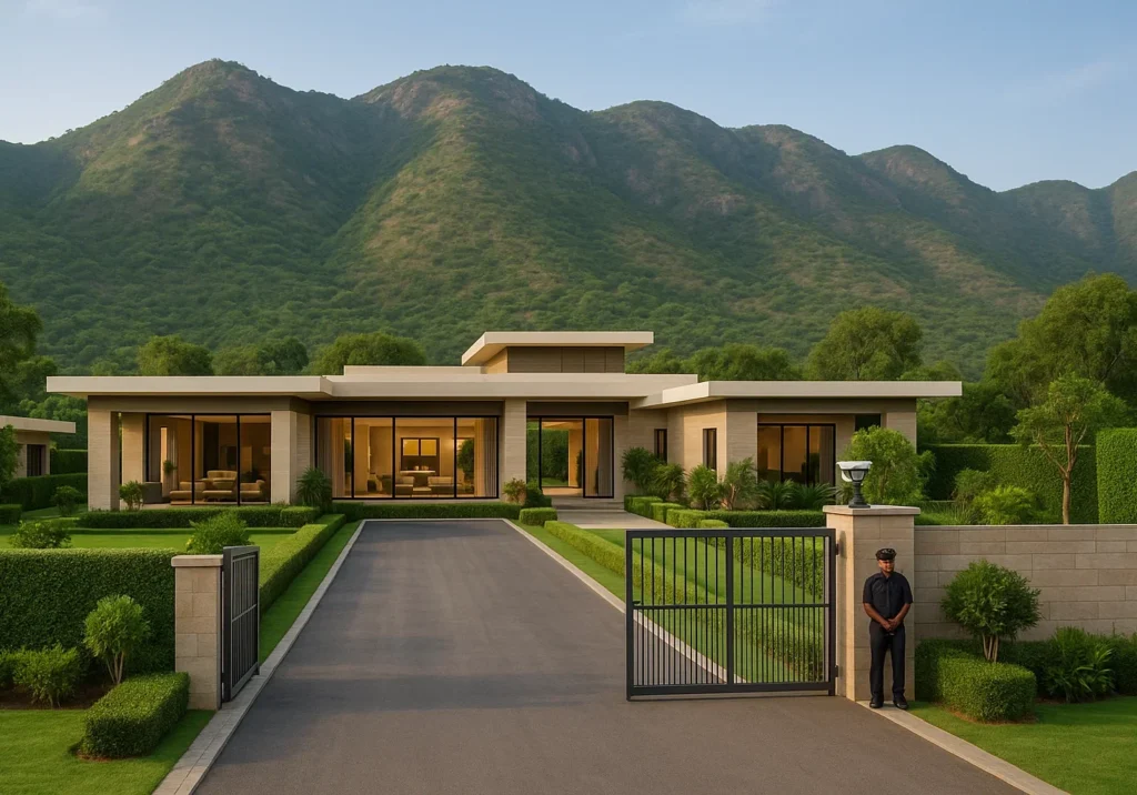 Luxury farmhouse in Gurgaon for weekend getaway near Delhi