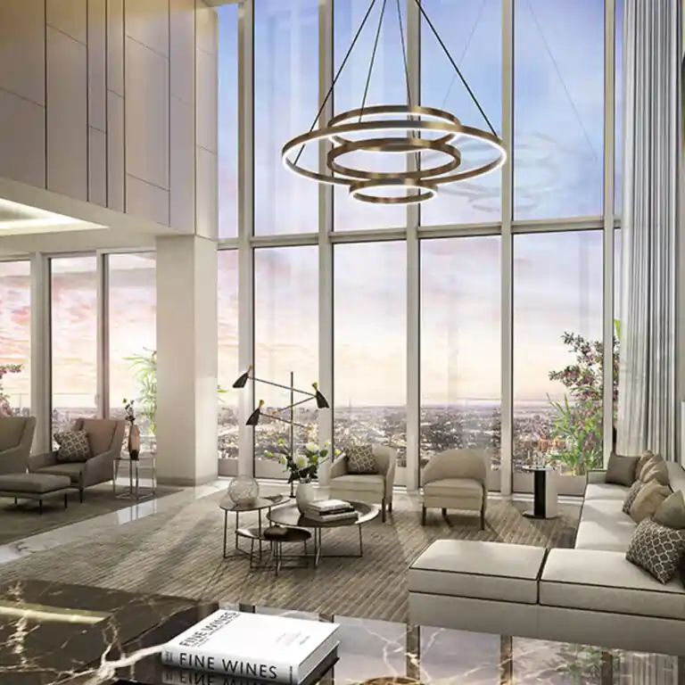 Launch event of Trump Towers in Gurgaon showcasing luxury real estate development and modern architectural design.