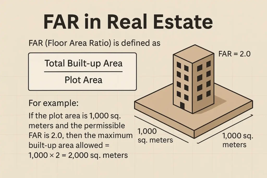 Difference between Floor Space Index (FSI) and Floor Area Ratio (FAR) explained