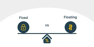 Fixed vs Floating Interest Rate comparison chart for home loans