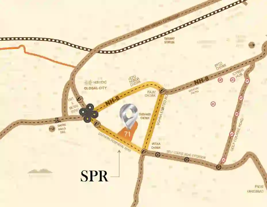 Sector 80, Gurgaon | Southern Peripheral Road (SPR)