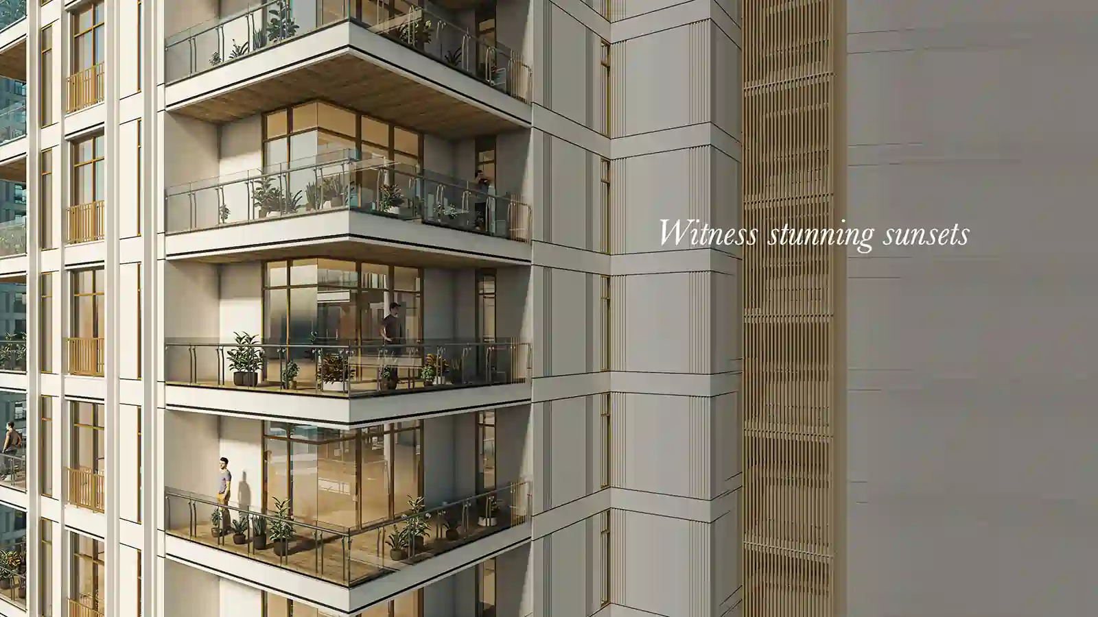 Green landscaped areas at TARC Ishva Gurgaon