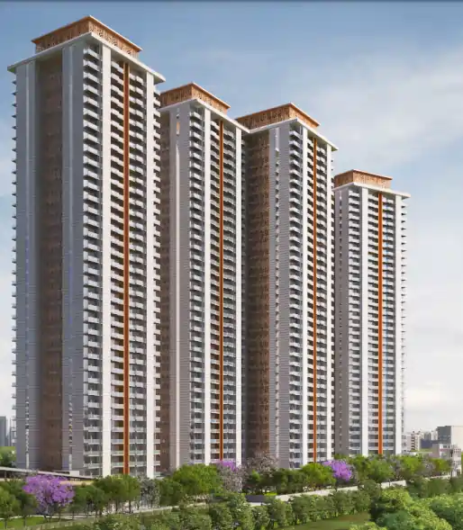 Tulip Crimson luxury residential towers with modern architecture