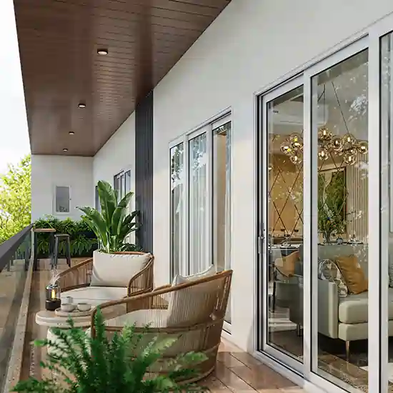 Modern clubhouse and lifestyle amenities at Godrej Zenith, Gurgaon, surrounded by landscaped greenery.