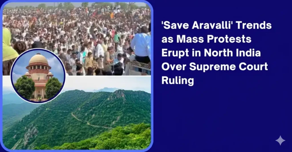 save Aravalli Protest
