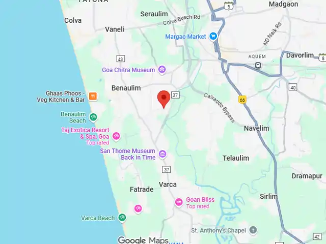 Serene Shores Elevate Luxury Villas location surrounded by greenery