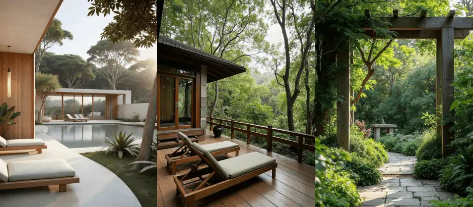 Yoga and naturopathy center at Praana Vedic City Goa