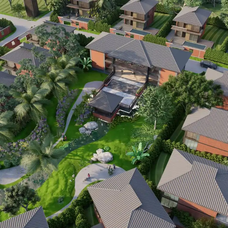 Peaceful residential environment at RPS The Elements New Goa