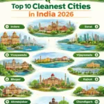 𝗧𝗼𝗽 𝟭𝟬 𝗖𝗹𝗲𝗮𝗻𝗲𝘀𝘁 𝗖𝗶𝘁𝗶𝗲𝘀 𝗶𝗻 𝗜𝗻𝗱𝗶𝗮 𝗥𝗮𝗻𝗸𝗲𝗱 𝗯𝘆 𝗦𝘄𝗮𝗰𝗵𝗵 𝗦𝘂𝗿𝘃𝗲𝗸𝘀𝗵𝗮𝗻