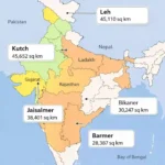 𝗧𝗼𝗽 𝟱 𝗟𝗮𝗿𝗴𝗲𝘀𝘁 𝗗𝗶𝘀𝘁𝗿𝗶𝗰𝘁𝘀 𝗶𝗻 𝗜𝗻𝗱𝗶𝗮 𝘄𝗶𝘁𝗵 𝗔𝗿𝗲𝗮 & 𝗞𝗲𝘆 𝗙𝗮𝗰𝘁𝘀