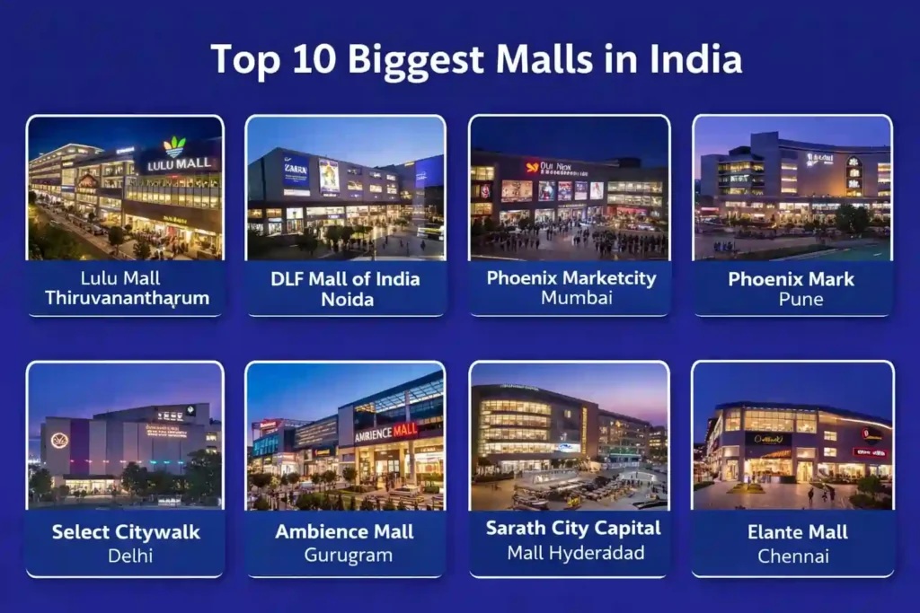 Explore the biggest malls in India 