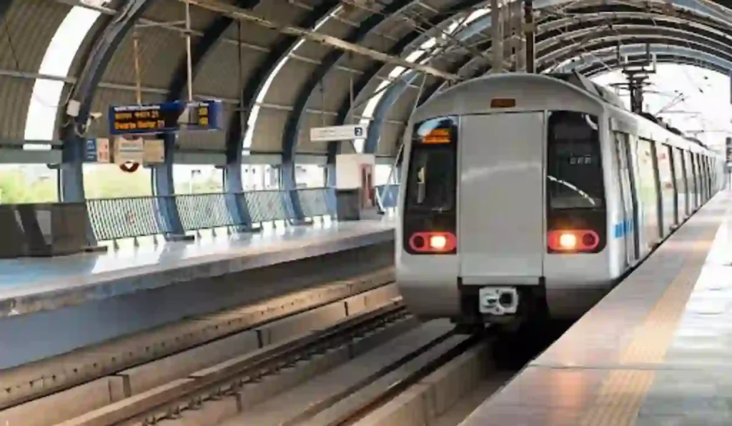 Metro station near Gurgaon railway station 