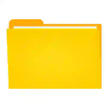 Extensive Project Portfolio yellow image icon white background