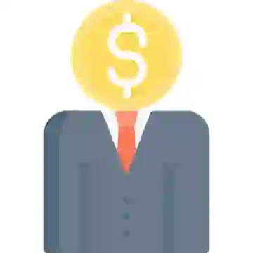 Investor-Friendly yellow icon image white background