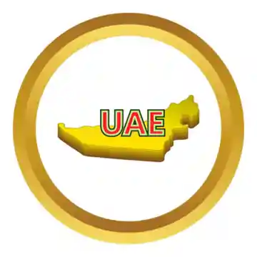 Strategic UAE Developments yellow icon image with white background