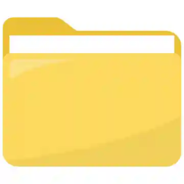 Projects Portfolio yellow icon image with white background