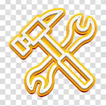 Focus on Lifestyle Living yellow image icon white background