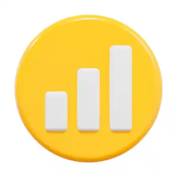 Strong Project Portfolio yellow image icon white background