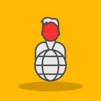 global-leader-filled-shadow-icon-vector