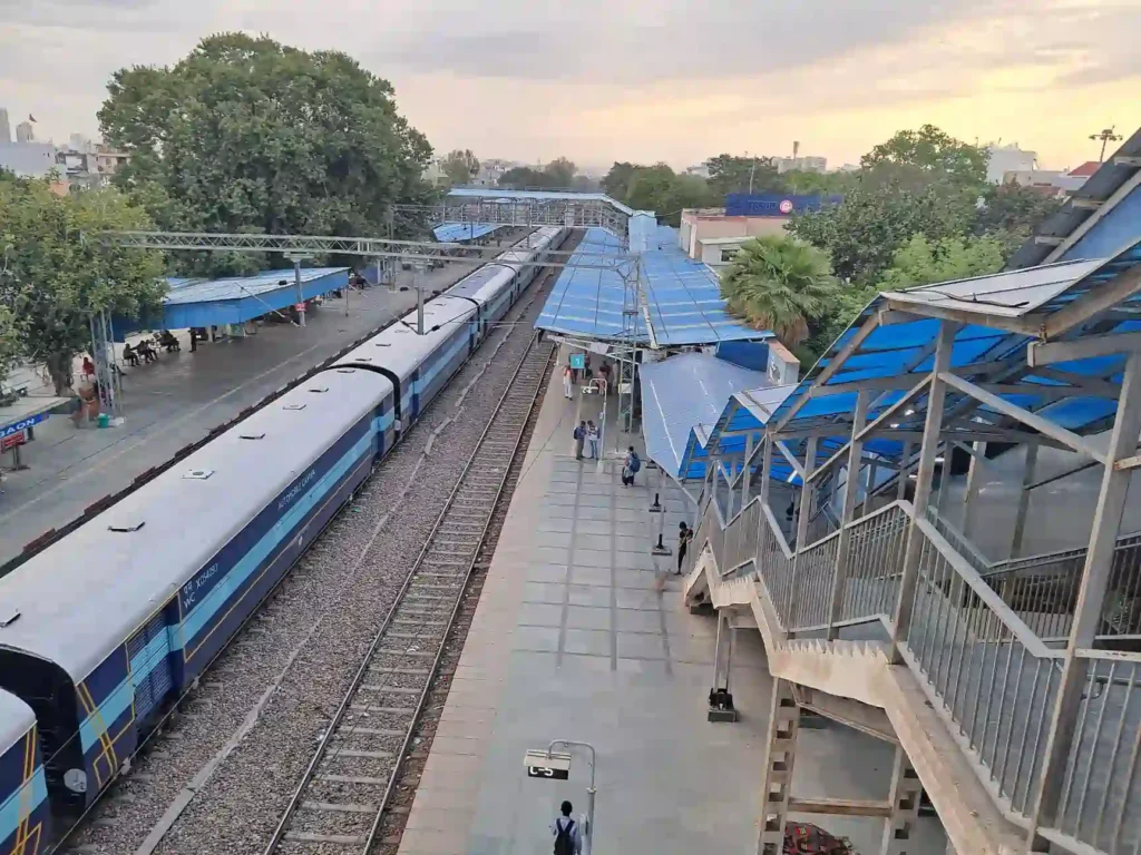 View of Gurgaon Railway Station 