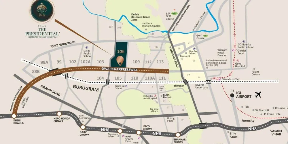 Elan The Presidential Sector 106 Gurgaon