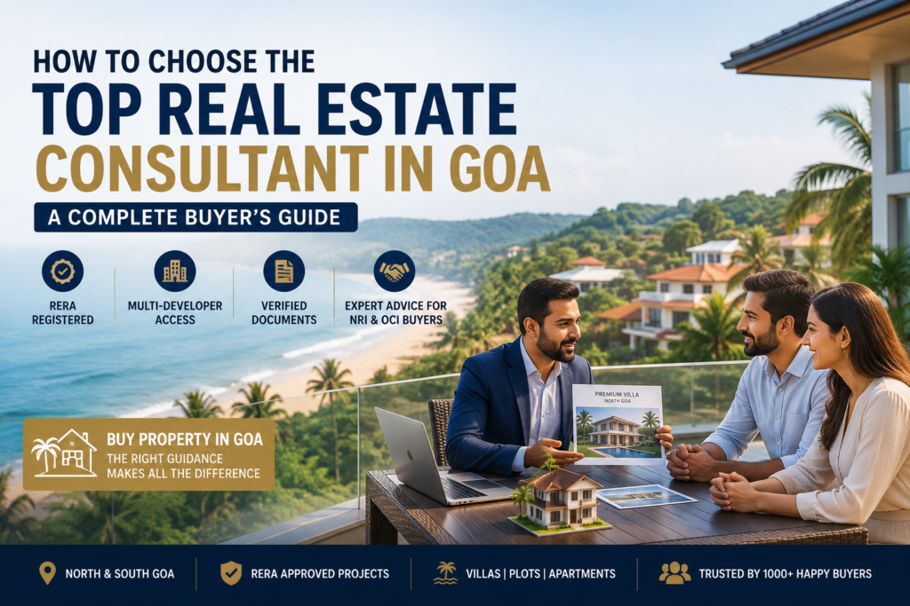 Top real estate consultant in goa Guide