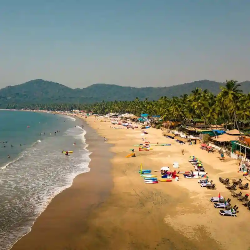 Palolem Beach in South Goa