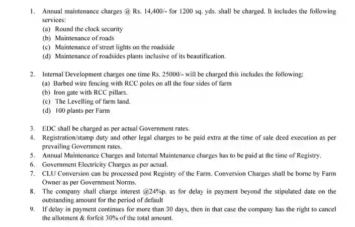 Aranyam Village payment guide