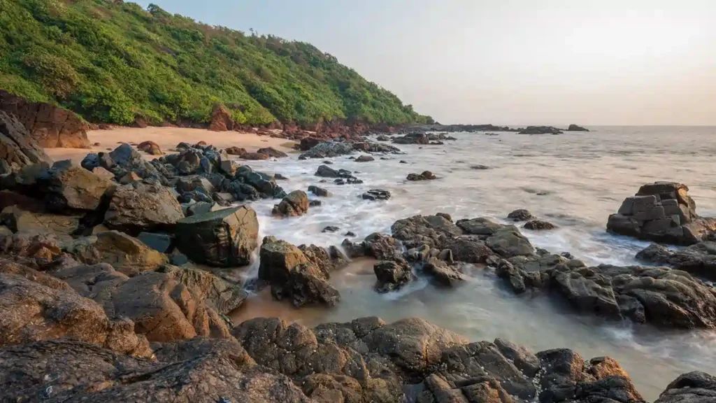 Safe beach for Foreigners in goa Cola Beach
