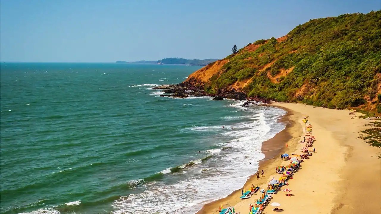 Vagator beach north goa