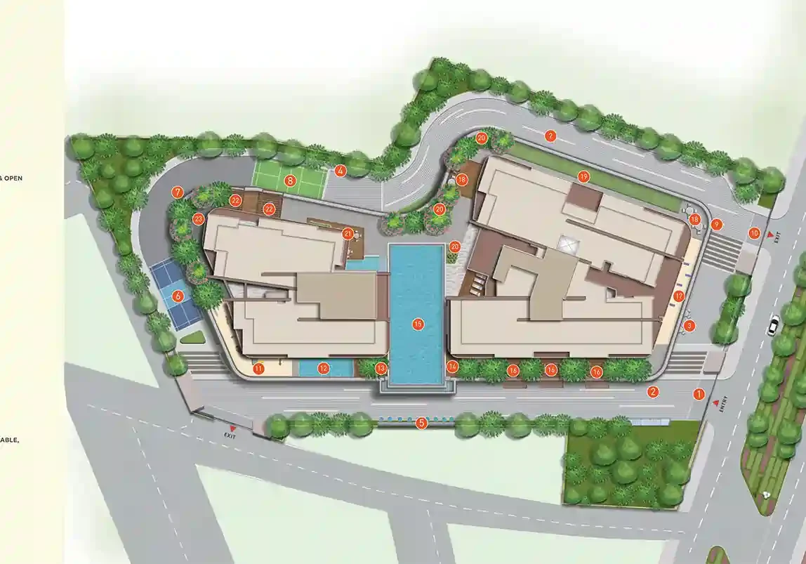 Location advantage of Shapoorji Pallonji Dualis Gurgaon