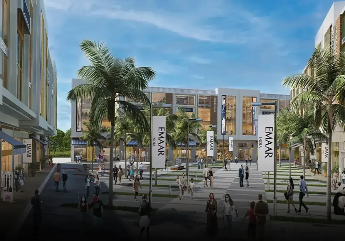 Modern architecture of Emaar Business District EBD 75A