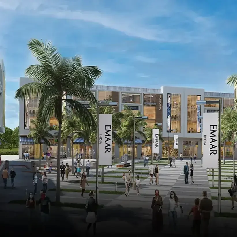 Modern architecture of Emaar Business District EBD 75A