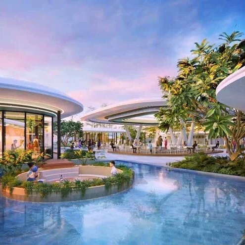 Outdoor lifestyle space at Codename Goa residential project