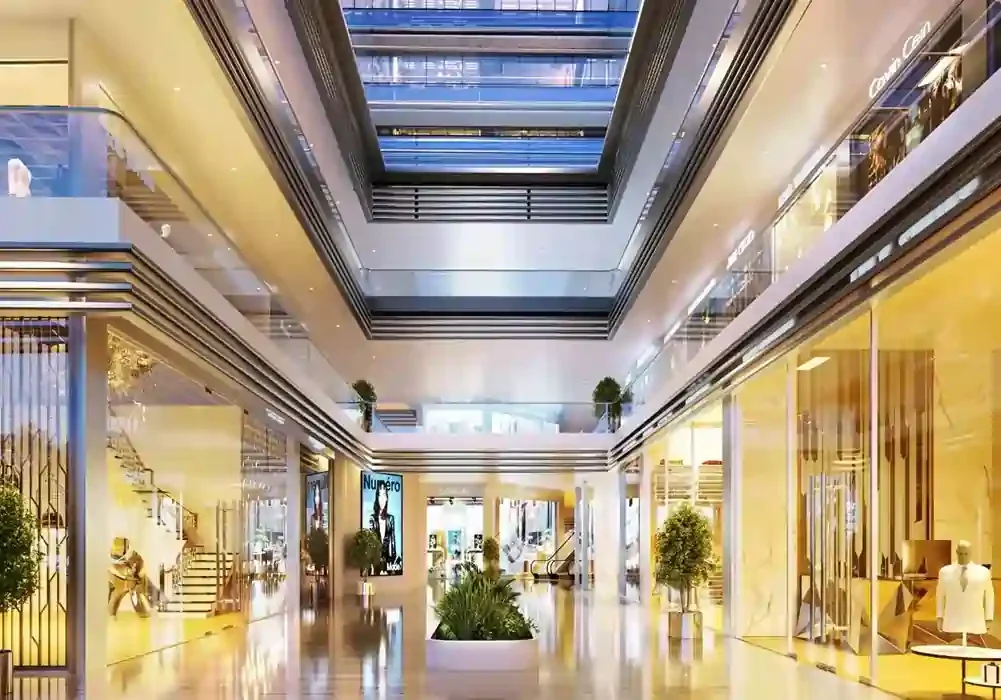 Vibrant Commercial Lifestyle Destination M3M Paragon commercial complex with vibrant shopping environment