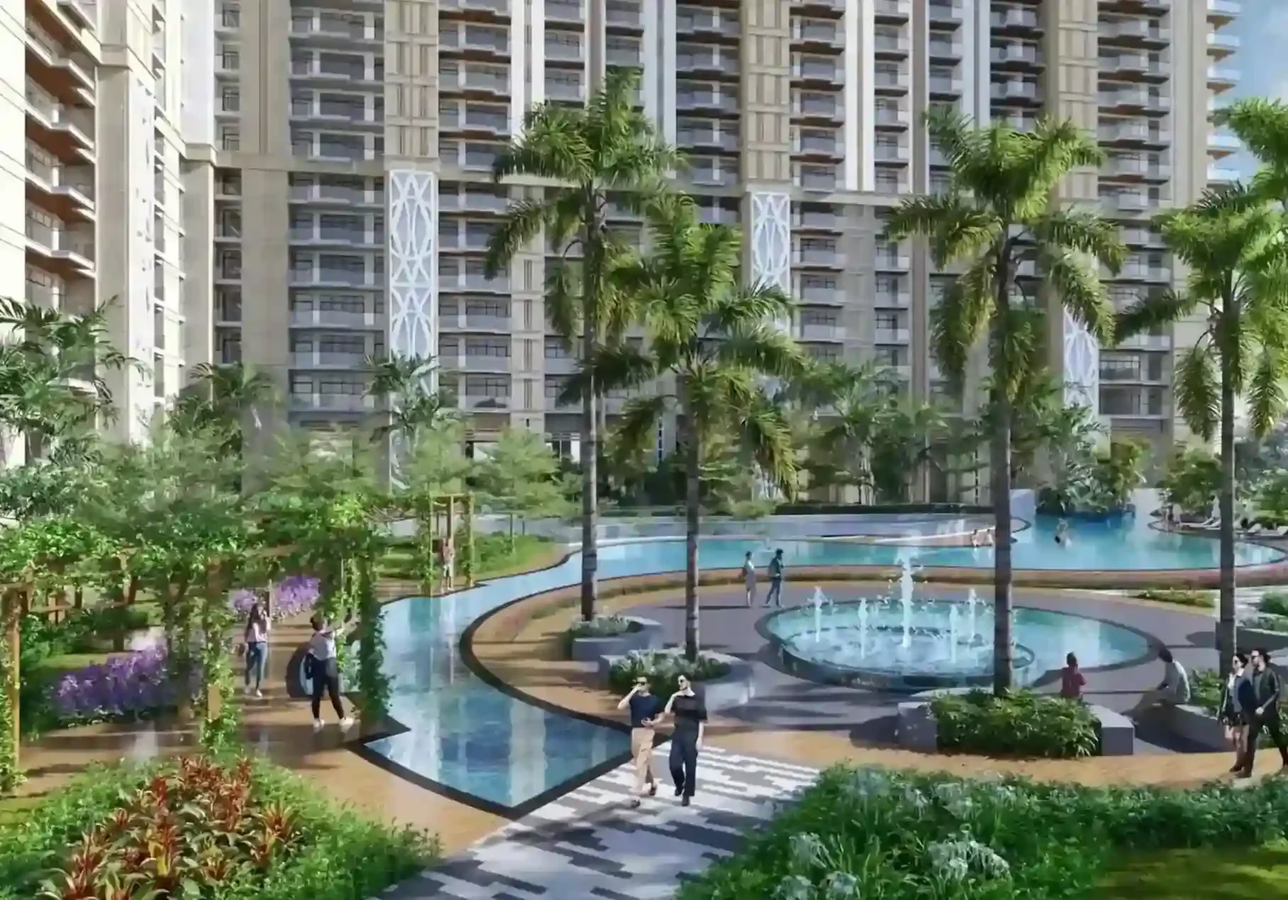 luxury apartments exterior in Sector 103 Gurgaon