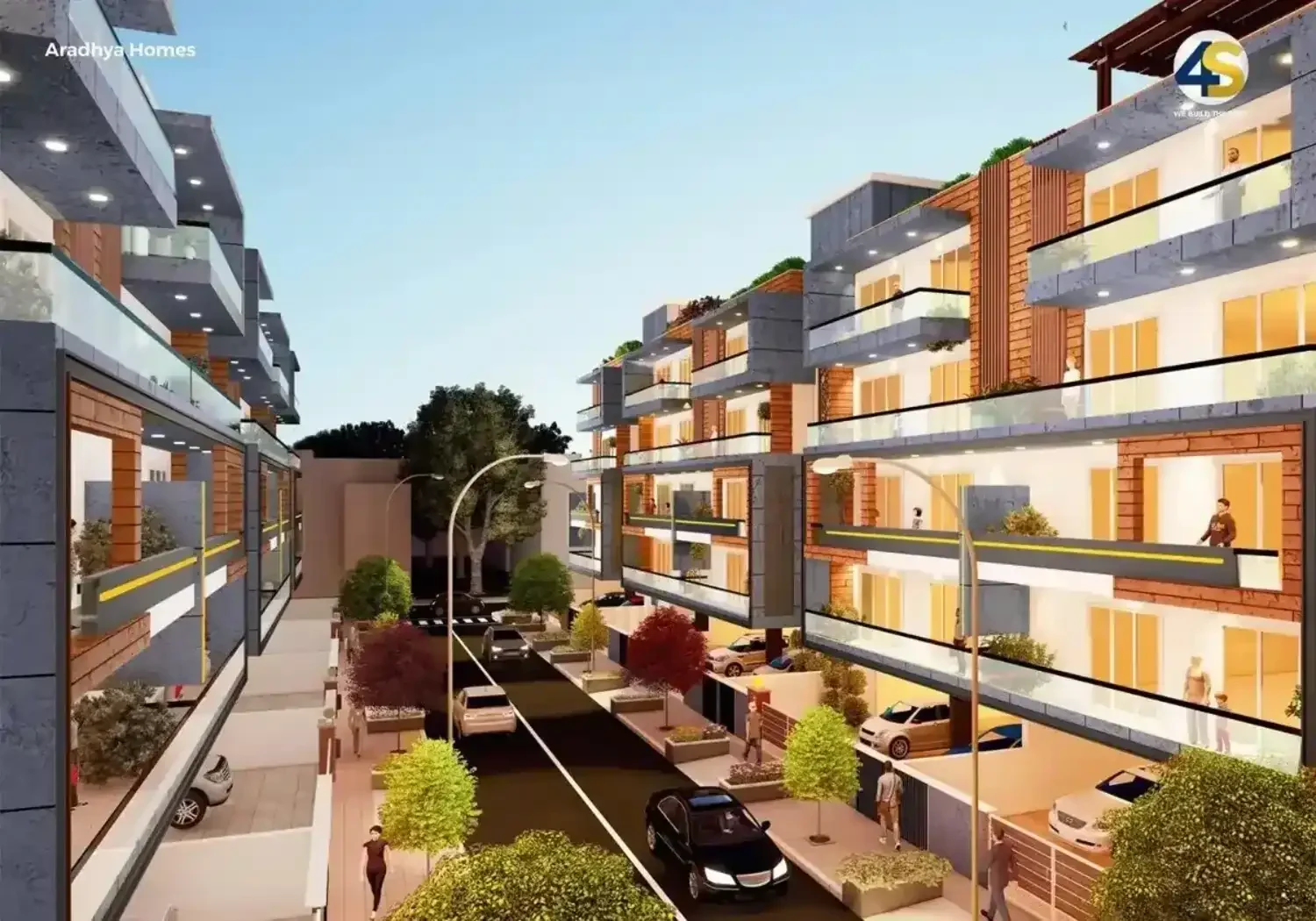 4S Aradhya Homes luxury residential apartments in Sector 67A Gurgaon offering premium 3BHK and 4BHK flats