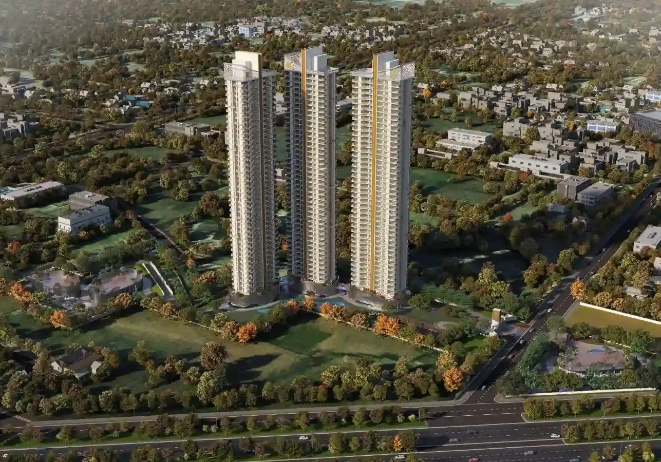 Luxury residential tower at 4S The Aurrum with modern architecture
