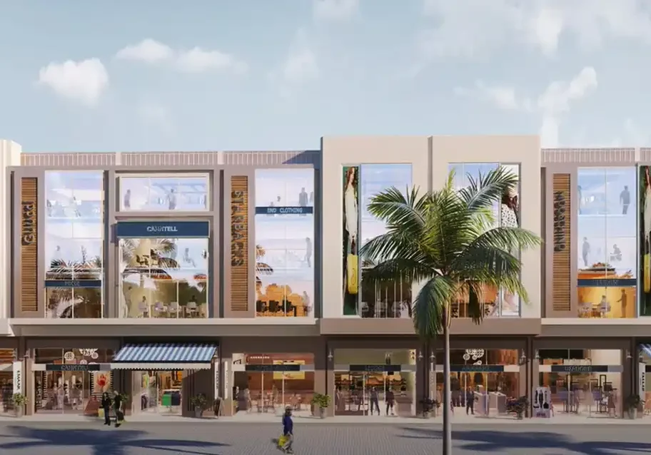 Emaar EBD Sector 83 Gurgaon commercial SCO plots front view