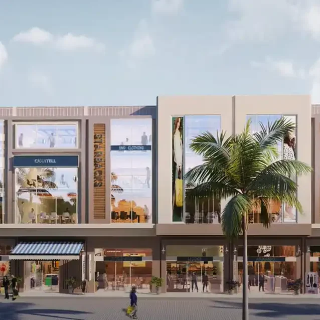 Emaar EBD Sector 83 Gurgaon commercial SCO plots front view