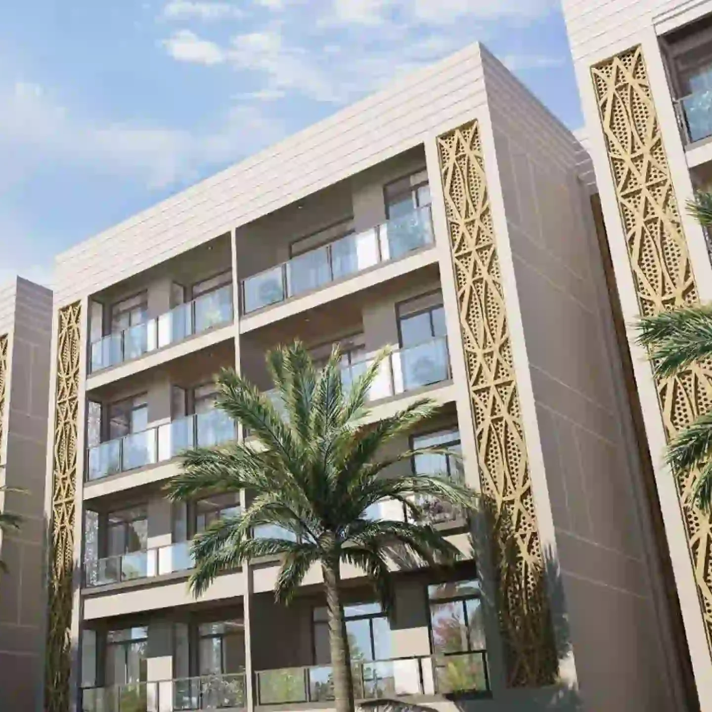 Front elevation of Whiteland Blissville Floors Sector 76 Gurgaon