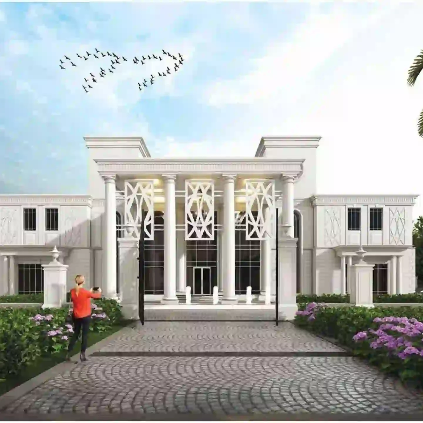 Grand entrance of Whiteland Blissville Floors Sector 76 Gurgaon