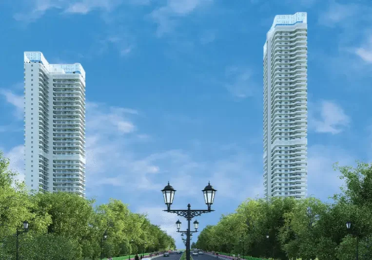 Luxury high-rise apartments at Central Park Bignonia Towers in Gurugram
