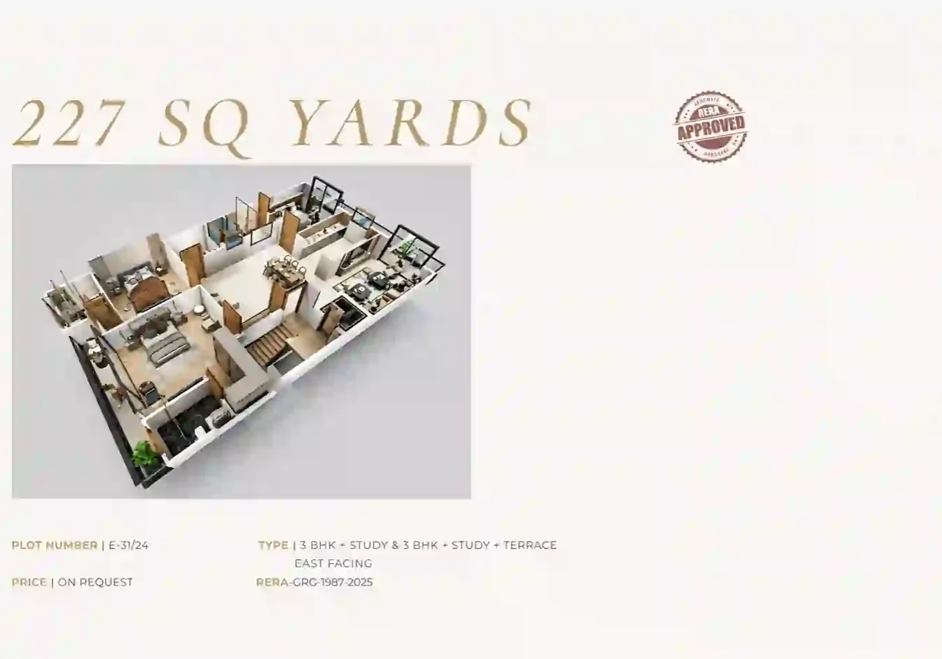 ivory arches floorplan 227 sq.yd plot size
