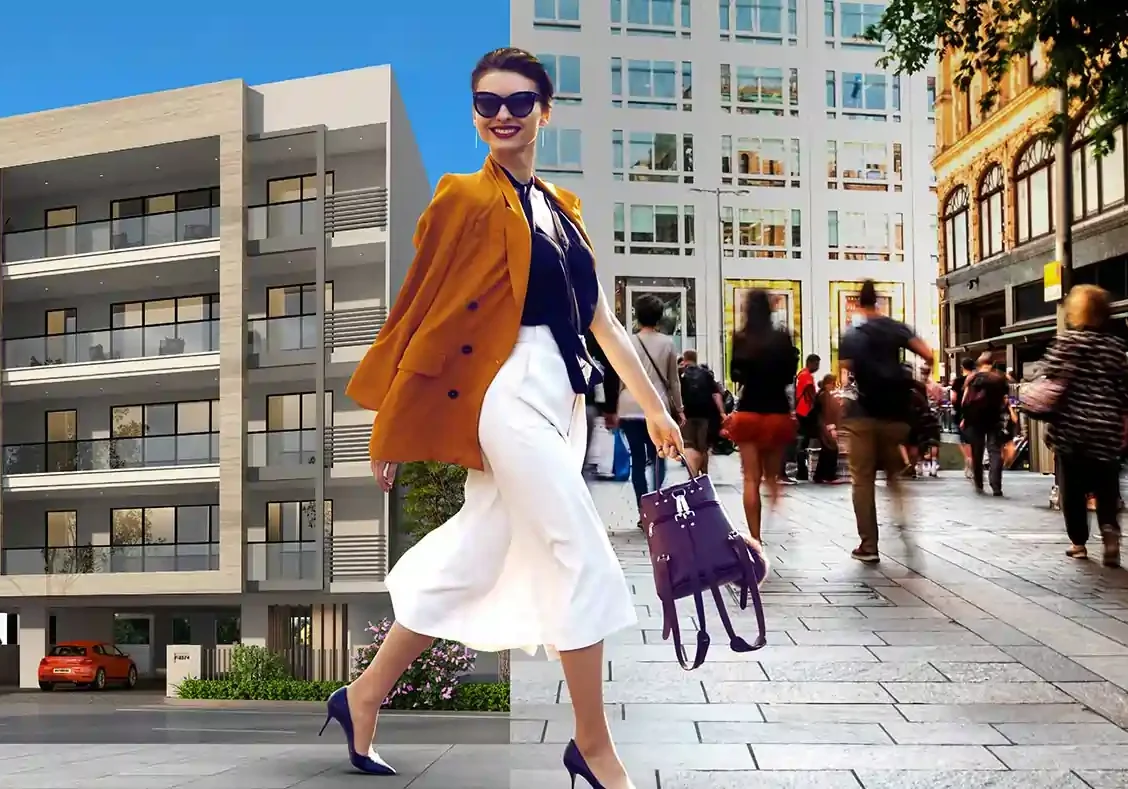 Exterior view of DLF Phase 2 Floors Gurgaon