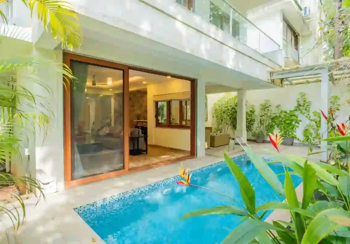 luxury villa plot inside north goa