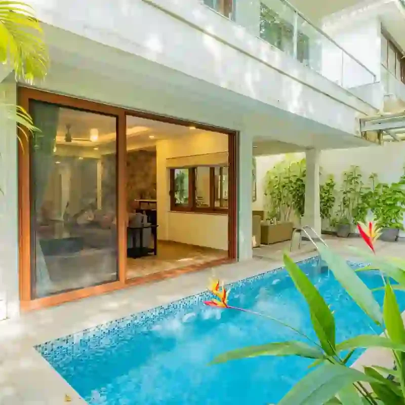 luxury villa plot inside north goa